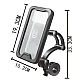 Suport de telefon pentru moto / bicicleta impermeabil cu carcasa si rotire S806 Suport de telefon pentru moto / bicicleta impermeabil cu carcasa si rotire S806