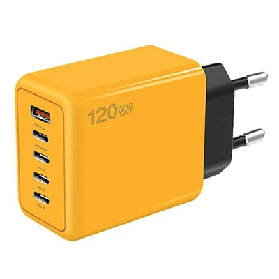 Incarcator USB de priza 120W cu 5 porturi Super Fast Charge A506 3 Incarcator USB de priza 120W cu 5 porturi Super Fast Charge A506 3