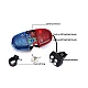 Sonerie electronica pentru bicicleta 4 moduri de sunet iluminare LED material durabil Sonerie electronica pentru bicicleta 4 moduri de sunet iluminare LED material durabil