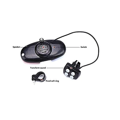 Sonerie electronica pentru bicicleta 4 moduri de sunet iluminare LED material durabil Sonerie electronica pentru bicicleta 4 moduri de sunet iluminare LED material durabil