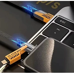 Cablu de Date 4 in 1 Super Fast PD 27W USB 65W  Cablu de Date 4 in 1 Super Fast PD 27W USB 65W