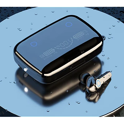 Casti Audio M19 In Ear baterie 2000 mAh Bluetooth Pairing automat Touch Control Casti Audio M19 In Ear baterie 2000 mAh Bluetooth Pairing automat Touch Control
