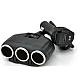 Priza auto 12V si 24V Olesson 1634 cu 4 intrari 120W negru Priza auto 12V si 24V Olesson 1634 cu 4 intrari 120W negru