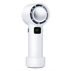 Ventilator de mana portabil cu afisaj digital 5W