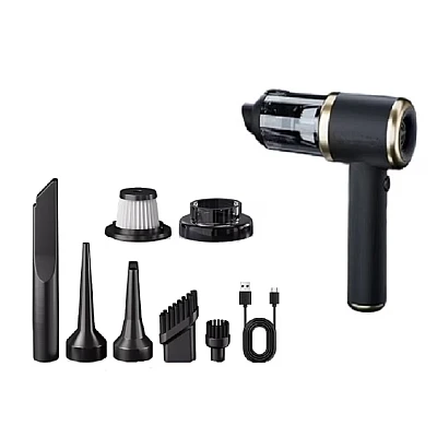 Aspirator auto portabil multifunctional 4 in 1 filtru lavabil 4000mAh Aspirator auto portabil multifunctional 4 in 1 filtru lavabil 4000mAh