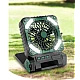 Ventilator de camping cu baterie de 10400Mah solar pentru exterior cu lumina led cu 4 viteze