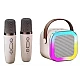 Boxa Karaoke Portabilă K12 cu 2 Microfoane Wireless LED RGB Radio FM Boxa Karaoke Portabilă K12 cu 2 Microfoane Wireless LED RGB Radio FM