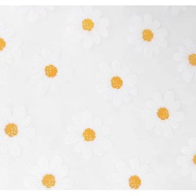 Folie de protectie pentru rafturi 45 x 300cm cu floricele albe Folie de protectie pentru rafturi 45 x 300cm cu floricele albe