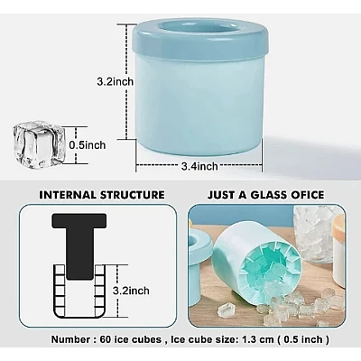 Forma rotunda pentru cuburi de gheata din silicon Forma rotunda pentru cuburi de gheata din silicon