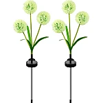 Set 2 Lampi solare decorative cu Flori de Papadie