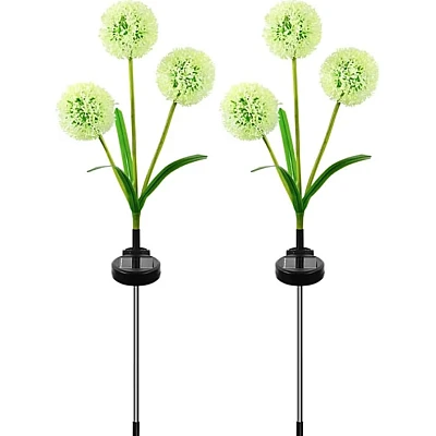 Set 2 Lampi solare decorative cu Flori de Papadie Set 2 Lampi solare decorative cu Flori de Papadie