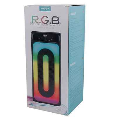 Boxa portabila cu bluetooth GTS 1770 led RGB 4 inch Boxa portabila cu bluetooth GTS 1770 led RGB 4 inch