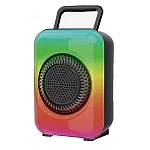 Boxa portabila GTS 1867 Bluetooth USB TF Radio FM lumini LED RGB 10W