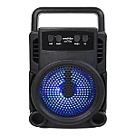 Boxa portabila GTS 1360 cu led RGB cu maner transport
