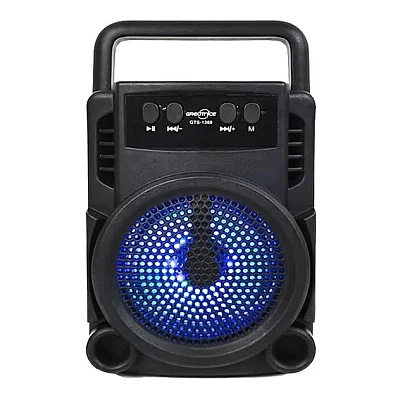 Boxa portabila GTS 1360 cu led RGB cu maner transport Boxa portabila GTS 1360 cu led RGB cu maner transport