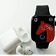 Set Ceas smartwatch inteligent si casti stereo wireless Set Ceas smartwatch inteligent si casti stereo wireless