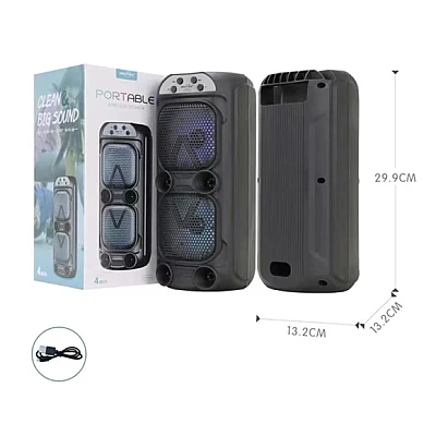 Boxa portabila GTS 2163 de 4 inch cu led multicolor Boxa portabila GTS 2163 de 4 inch cu led multicolor