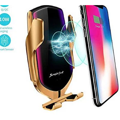 Suport auto cu incarcator wireless si senzor inteligent R1 USB Suport auto cu incarcator wireless si senzor inteligent R1 USB