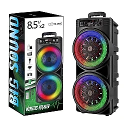 Boxa karaoke TTD 2807 microfon wireless Bluetooth si telecomanda