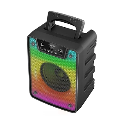 Boxa wireless GTS 1868 cu bluetooth USB lumini si microfon Boxa wireless GTS 1868 cu bluetooth USB lumini si microfon