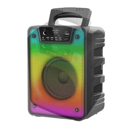 Boxa wireless GTS 1868 cu bluetooth USB lumini si microfon Boxa wireless GTS 1868 cu bluetooth USB lumini si microfon