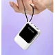 Mini Baterie externa 20000mAh Fast Charge Type C cu display si cabluri Mini Baterie externa 20000mAh Fast Charge Type C cu display si cabluri