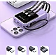 Mini Baterie externa 20000mAh Fast Charge Type C cu display si cabluri Mini Baterie externa 20000mAh Fast Charge Type C cu display si cabluri