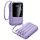Mini Baterie externa 20000mAh Fast Charge Type C cu display si cabluri Mini Baterie externa 20000mAh Fast Charge Type C cu display si cabluri