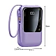 Mini Baterie externa 20000mAh Fast Charge Type C cu display si cabluri Mini Baterie externa 20000mAh Fast Charge Type C cu display si cabluri