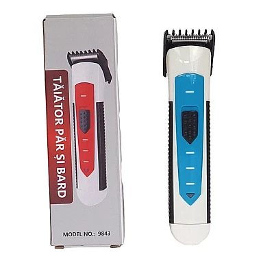 Trimmer reincarcabil pentru ingrijire faciala barbati 9843 Trimmer reincarcabil pentru ingrijire faciala barbati 9843