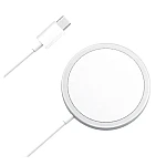 Incarcator magnetic wireless MagSafe 15W alb
