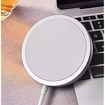 Incarcator magnetic wireless MagSafe 15W alb Incarcator magnetic wireless MagSafe 15W alb