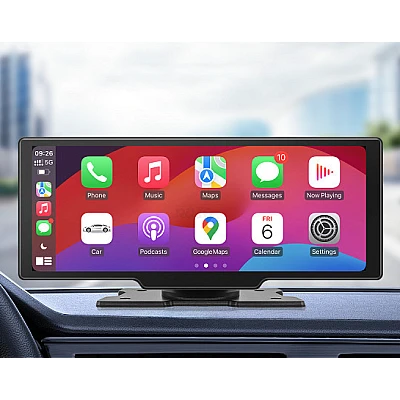 Carplay universal pentru bord auto 10,5 inch cu bluetooth 4K Q CA600 Carplay universal pentru bord auto 10,5 inch cu bluetooth 4K Q CA600