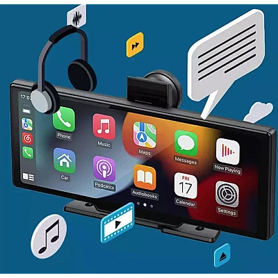 Carplay universal pentru bord auto 10,5 inch cu bluetooth 4K Q CA600 Carplay universal pentru bord auto 10,5 inch cu bluetooth 4K Q CA600