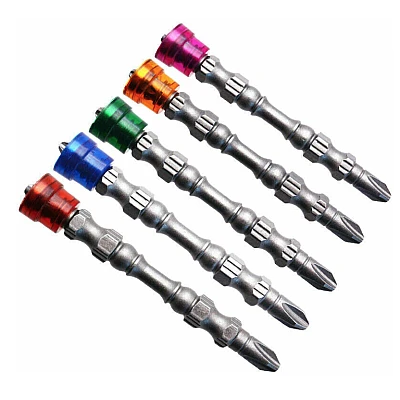 Set 5 Biti de surubelnita magnetica PH2 Otel Multicolor Set 5 Biti de surubelnita magnetica PH2 Otel Multicolor