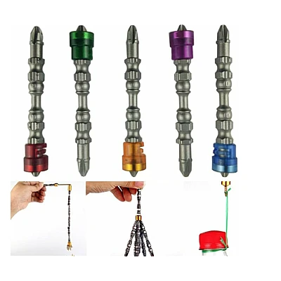 Set 5 Biti de surubelnita magnetica PH2 Otel Multicolor Set 5 Biti de surubelnita magnetica PH2 Otel Multicolor