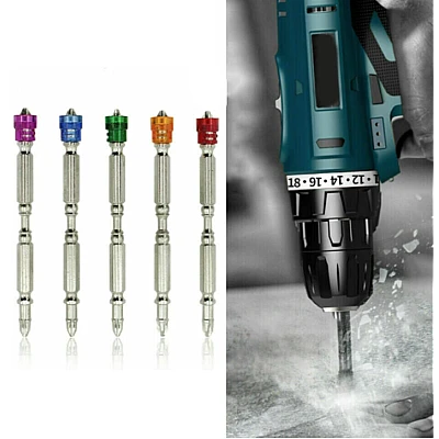 Set 5 Biti de surubelnita magnetica PH2 Otel Multicolor Set 5 Biti de surubelnita magnetica PH2 Otel Multicolor