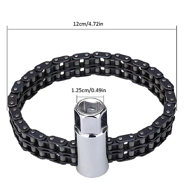 Cheie pentru filtru ulei cu lant dublu Cheie pentru filtru ulei cu lant dublu