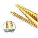 Set 3 burghie freza conica metal in trepte 4 30mm + 3 burghie frezare Set 3 burghie freza conica metal in trepte 4 30mm + 3 burghie frezare