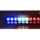 Lampa auto de avertizare stroboscopica semnalizare de urgenta s3 rosu/albastru Lampa auto de avertizare stroboscopica semnalizare de urgenta s3 rosu/albastru