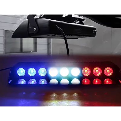 Lampa auto de avertizare stroboscopica semnalizare de urgenta s3 rosu/albastru Lampa auto de avertizare stroboscopica semnalizare de urgenta s3 rosu/albastru