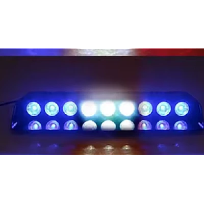 Lampa auto de avertizare stroboscopica semnalizare de urgenta s3 rosu/albastru Lampa auto de avertizare stroboscopica semnalizare de urgenta s3 rosu/albastru