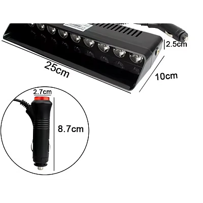 Lampa auto de avertizare stroboscopica semnalizare de urgenta s3 rosu/albastru Lampa auto de avertizare stroboscopica semnalizare de urgenta s3 rosu/albastru