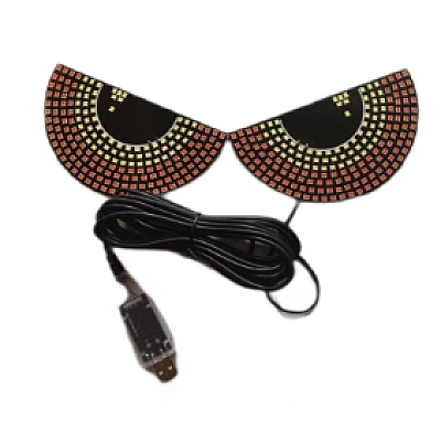 Set Ochi Led Devil's Eyes cu 10 jocuri de Lumini Set Ochi Led Devil's Eyes cu 10 jocuri de Lumini