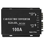 Convertor auto 100A tensiune 24v la 12v 
