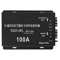 Convertor auto 100A tensiune 24v la 12v 