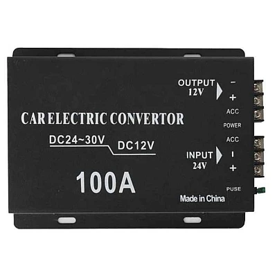 Convertor auto 100A tensiune 24v la 12v Convertor auto 100A tensiune 24v la 12v