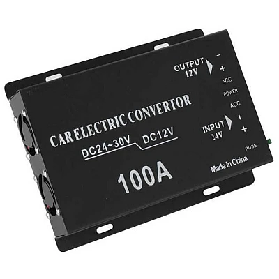 Convertor auto 100A tensiune 24v la 12v Convertor auto 100A tensiune 24v la 12v