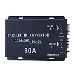 Convertor auto 80A tensiune 24v la 12v