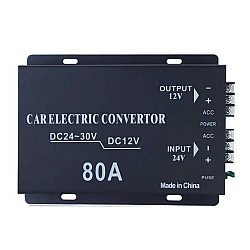 Convertor auto 80A tensiune 24v la 12v